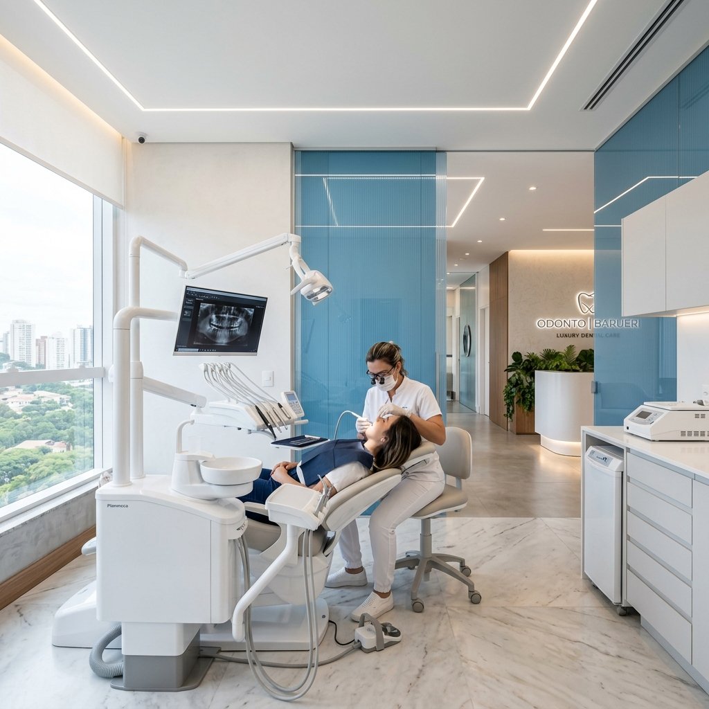 Antes do tratamento dental